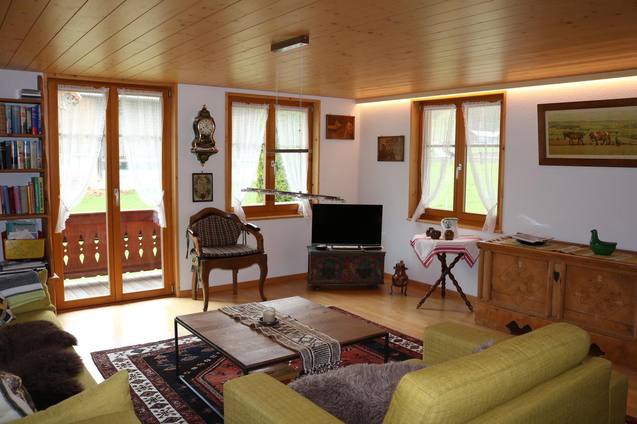 Apartmán Casa Antica Gstaad Exteriér fotografie